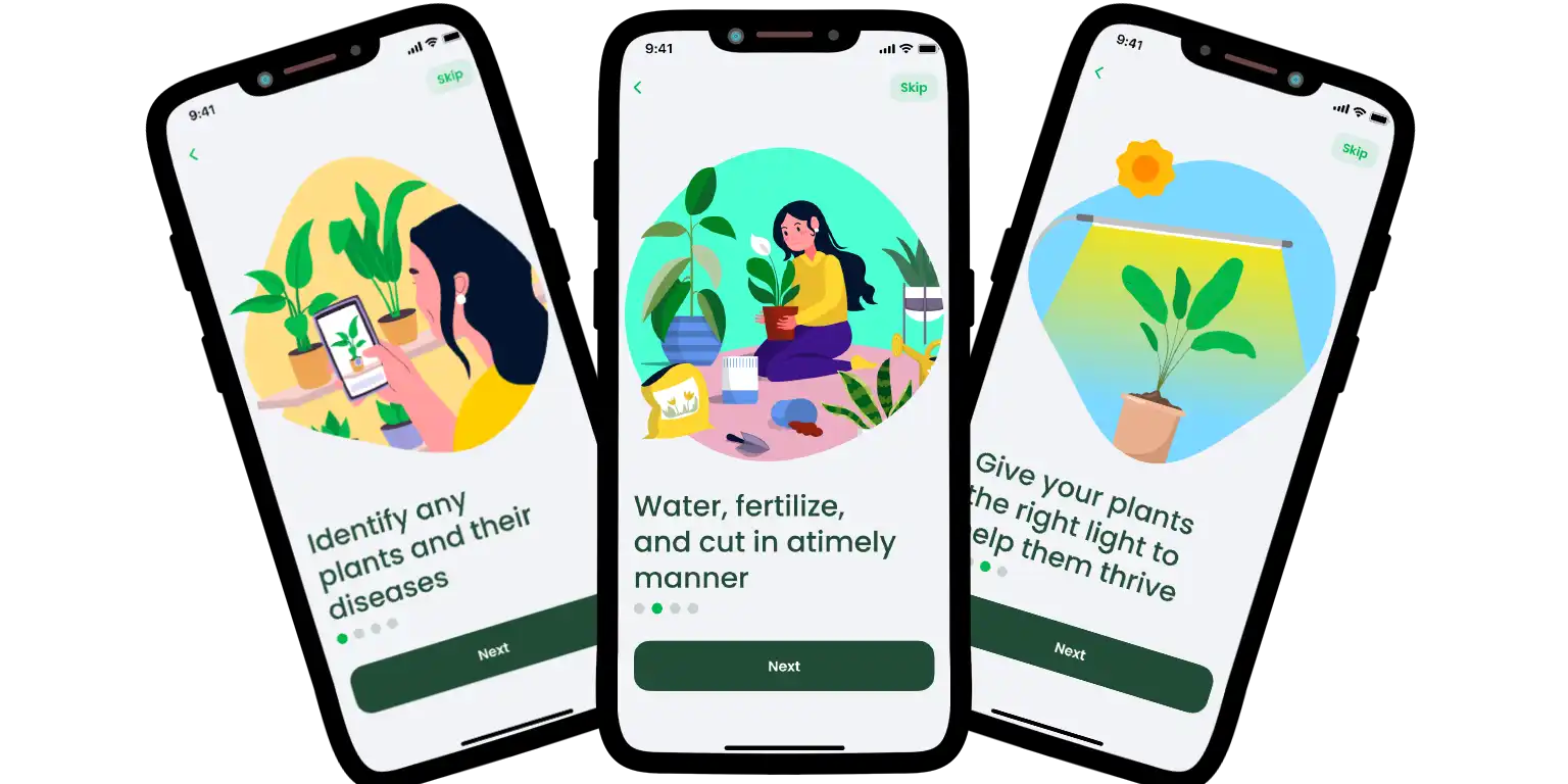 A closer look at the AI Plant Finder interface.